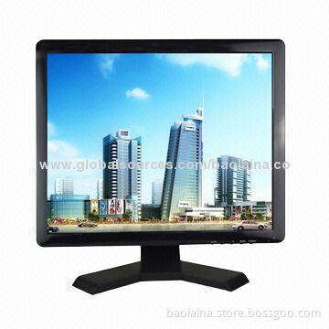 15-inch LCD Monitor with AV/VGA/HDMI/USB2.0, for Entertainment